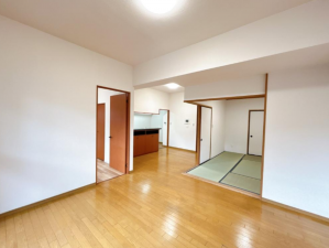 安城市三河安城本町、マンションの居間画像です