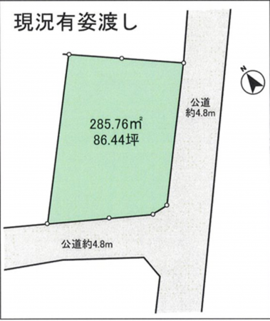 安城市赤松町、土地の画像です