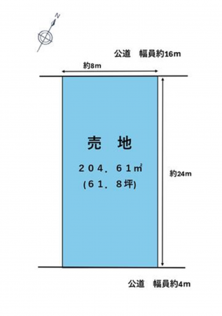 安城市赤松町、土地の画像です