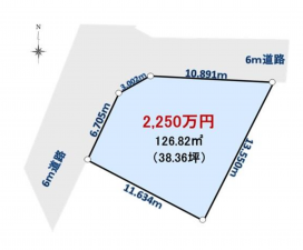 安城市桜井町、土地の画像です