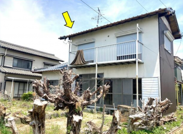 安城市姫小川町、中古一戸建ての外観画像です