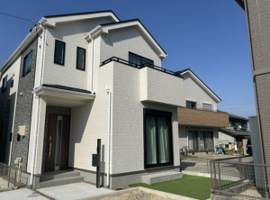 安城市美園町、新築一戸建ての外観画像です