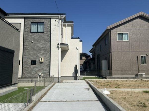 安城市美園町、新築一戸建ての外観画像です