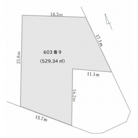 安城市小川町、土地の画像です