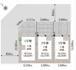 安城市小川町、新築一戸建ての画像です