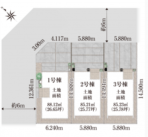 安城市小川町、新築一戸建ての画像です