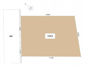 安城市赤松町、土地の画像です