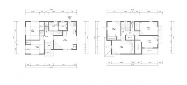 安城市福釜町、中古一戸建ての間取り画像です