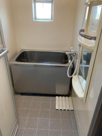 安城市今本町、マンションの風呂画像です