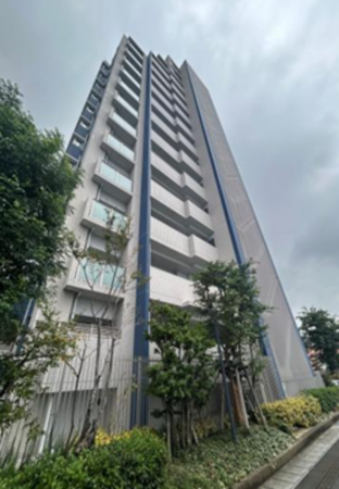 安城市東栄町、マンションの外観画像です