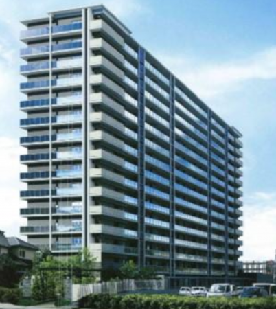 安城市住吉町、マンションの外観画像です