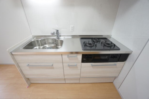 安城市美園町、マンションのキッチン画像です