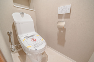 安城市朝日町、マンションのトイレ画像です