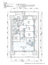 安城市末広町、マンションの間取り画像です