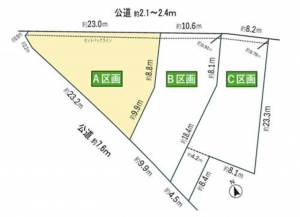 安城市根崎町、土地の画像です