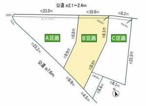 安城市根崎町、土地の画像です