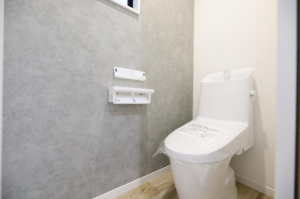 安城市百石町、新築一戸建てのトイレ画像です