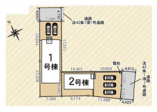 安城市東端町、新築一戸建ての画像です