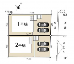 安城市二本木新町、新築一戸建ての画像です