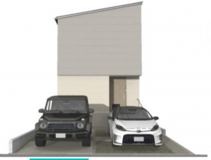 安城市安城町、新築一戸建ての完成予想図（外観）画像です