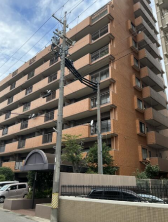 安城市御幸本町、マンションの外観画像です