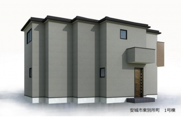 安城市東別所町、新築一戸建ての完成予想図（外観）画像です