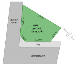 安城市桜井町、土地の画像です