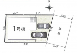 安城市今本町、新築一戸建ての画像です
