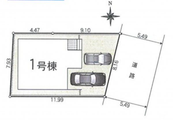 安城市今本町、新築一戸建ての画像です