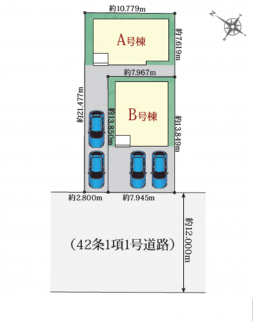 安城市百石町、新築一戸建ての画像です
