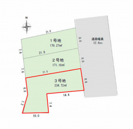 安城市小川町、土地の画像です