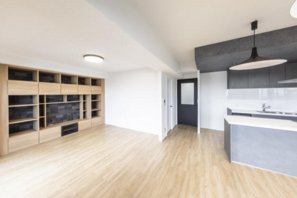 安城市東栄町、マンションの居間画像です