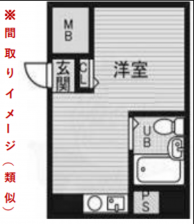 堺市堺区戎島町、マンションの間取り画像です