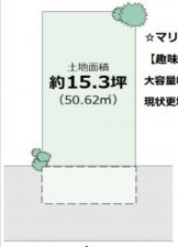 堺市堺区百舌鳥夕雲町、土地の間取り画像です