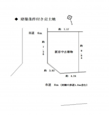 堺市堺区今池町、土地の間取り画像です