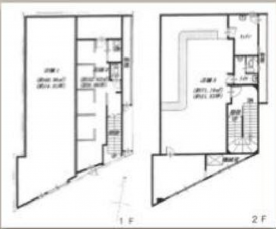 堺市堺区南瓦町、収益物件/ビルの間取り画像です