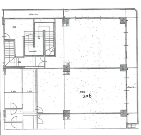 堺市堺区住吉橋町、収益物件/住宅付店舗の間取り画像です