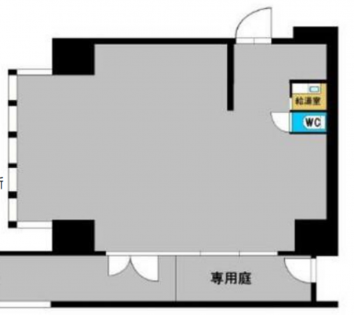 堺市堺区神明町東、収益物件/住宅付店舗の間取り画像です