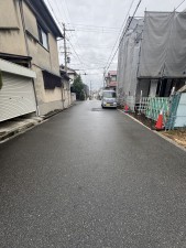 堺市堺区、土地の前面道路を含む現地写真画像です