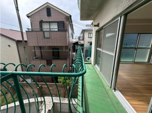 堺市堺区榎元町、マンションのバルコニー画像です