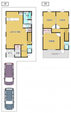 堺市堺区緑町、土地の間取り画像です