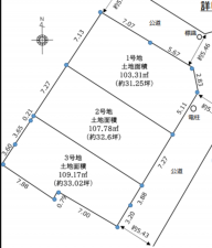 堺市堺区高砂町、土地の間取り画像です