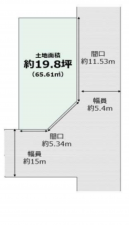 堺市堺区緑ヶ丘南町、土地の間取り画像です