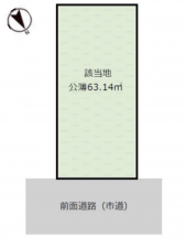 堺市堺区錦之町東、土地の間取り画像です