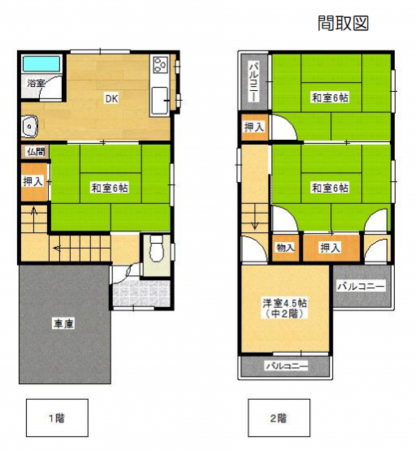 堺市堺区緑ヶ丘中町、土地の間取り画像です