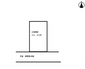 堺市堺区東雲西町、土地の間取り画像です