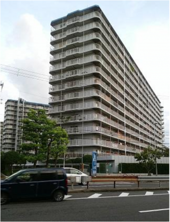堺市堺区大浜北町、マンションの外観画像です