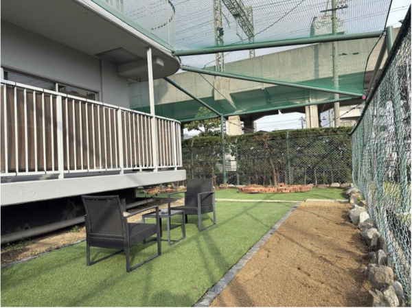 堺市堺区大浜北町、マンションのバルコニー画像です