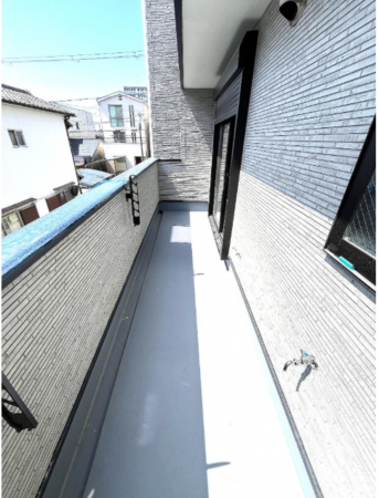 堺市堺区三条通、新築一戸建てのバルコニー画像です