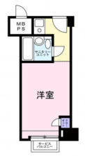 堺市堺区竜神橋町、マンションの間取り画像です